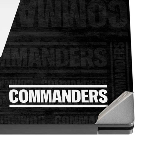 NFL Washington Commanders Black and White Dell XPS Skin